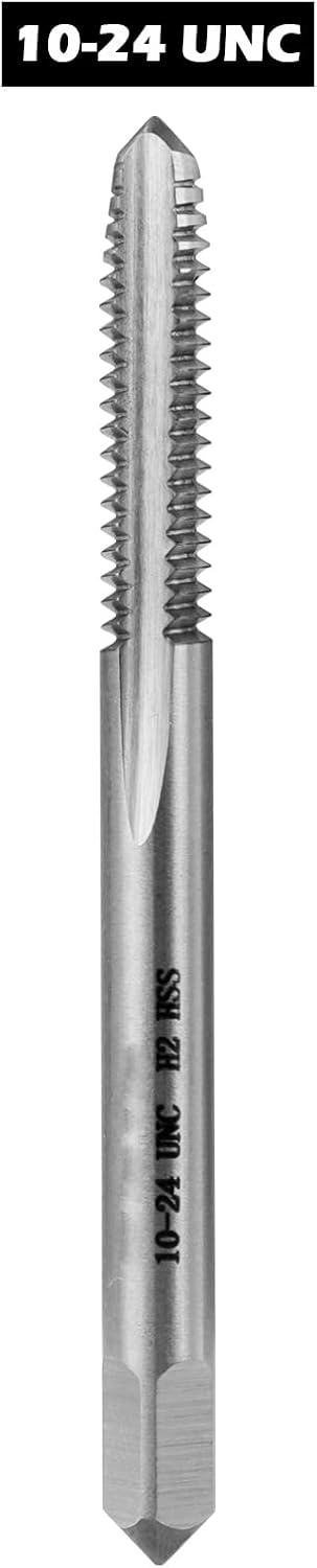2 Pzas Rosca Macho UNC 10x24 M2 HSS Recto Estriado