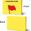 Bandera buzón amarillo brillante 1.57x2.36"