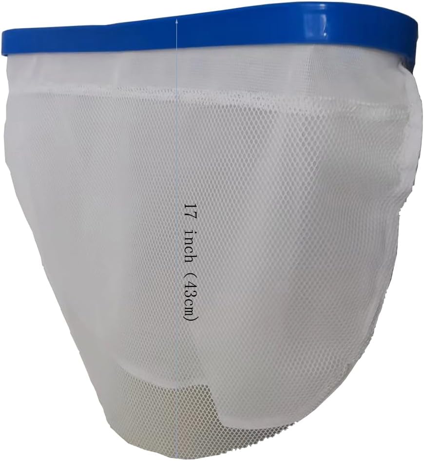 Red malla fina 19pulg para limpieza piscina triple capa