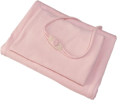 3 Pzas Accesorios Fotografía Recién Nacido Rosa Claro