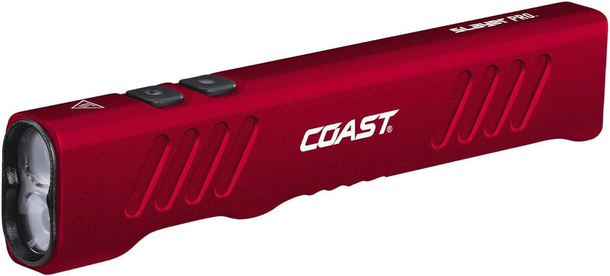 Linterna LED USB-C 1150 lúmenes modo memoria color rojo