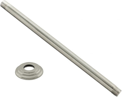 Brazo ducha 1/2 IPS 19pulg montaje techo níquel satinado