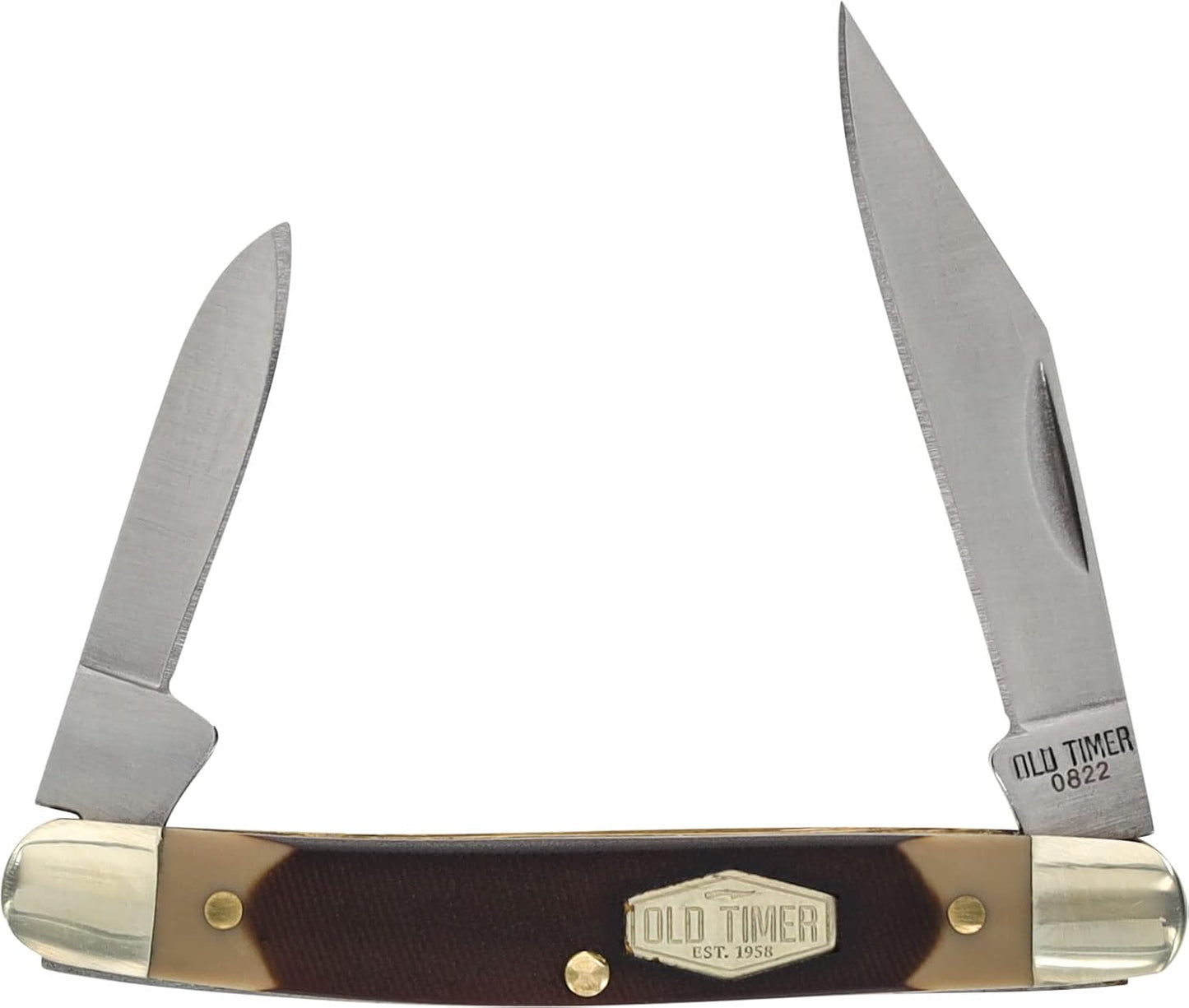 Cuchillo plegable acero inox 4.7" EDC con clip
