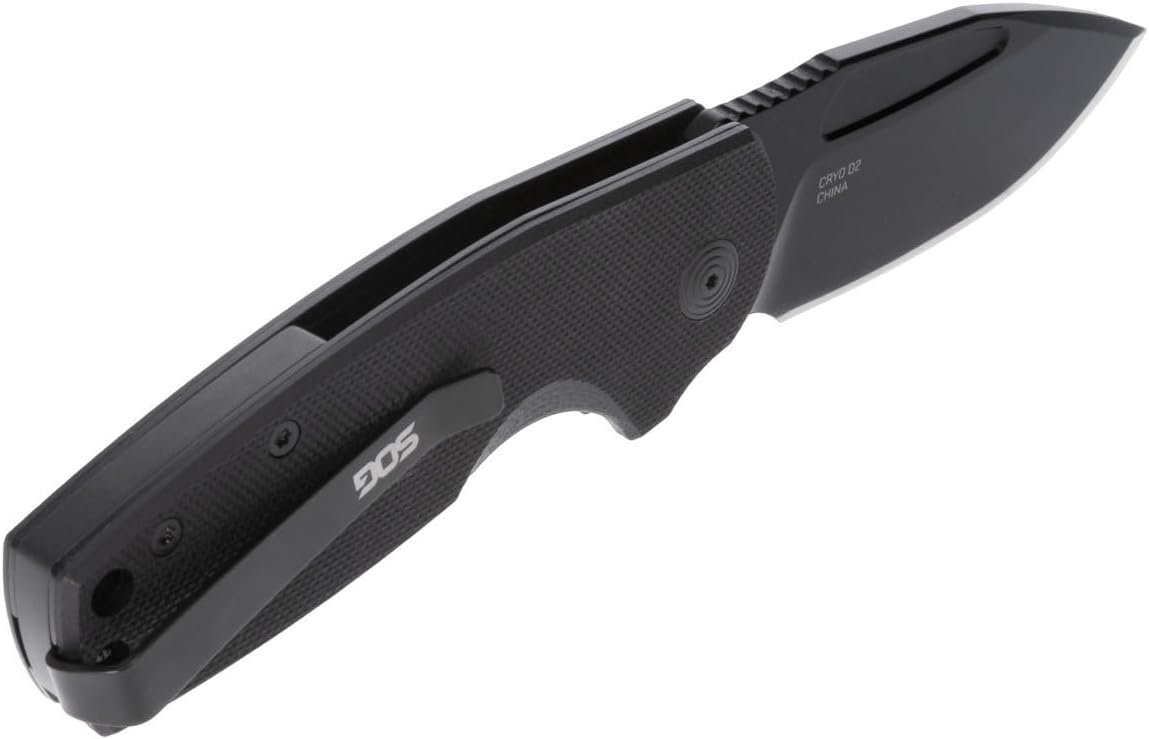 Cuchillo plegable acero CRYO D2 para acampar