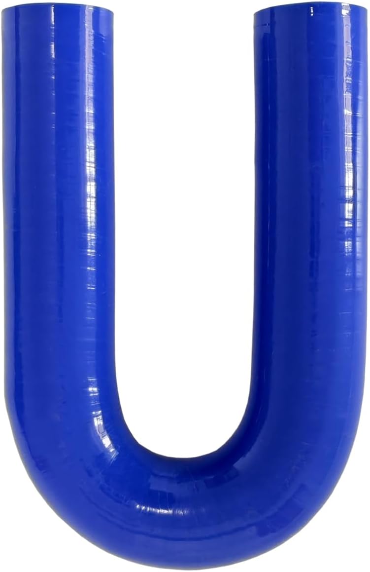 Manguera silicona curva U 1.5" reforzada 4 capas