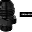 Adaptador riel combustible 10AN a 8AN ORB aluminio