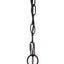 Lámpara colgante metal 63pulg para techo plano