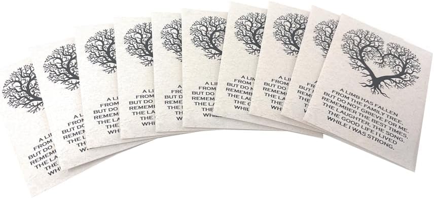Semillas árbol vida crema 3.25x4.5pulg pack 20