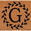 Felpudo con monograma G 17x29pulg
