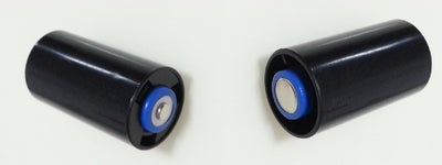 10 Adaptadores Batería AA a C Negro