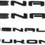 4 Letras Emblemas Denali Yukon XL 21-24 Negro Brillante