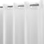 Cortina ducha PEVA sin ganchos 71x74 impermeable libre PVC