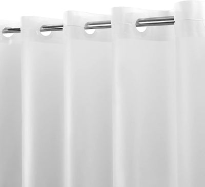 Cortina ducha PEVA sin ganchos 71x74 impermeable libre PVC