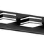 Lámpara tocador 55" 7 luces LED acrílico mate negro