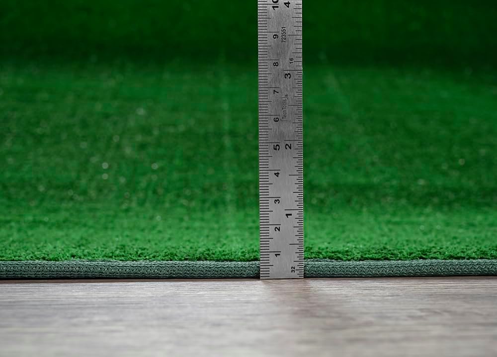 Alfombra césped artificial verde 4x6ft interiores exteriores