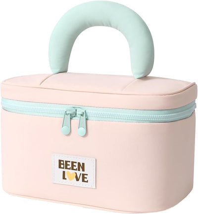 Bolsa maquillaje viaje organizadora gran capacidad con asa