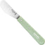 Cuchillo untar mango madera pintada fabricado Francia verde salvia