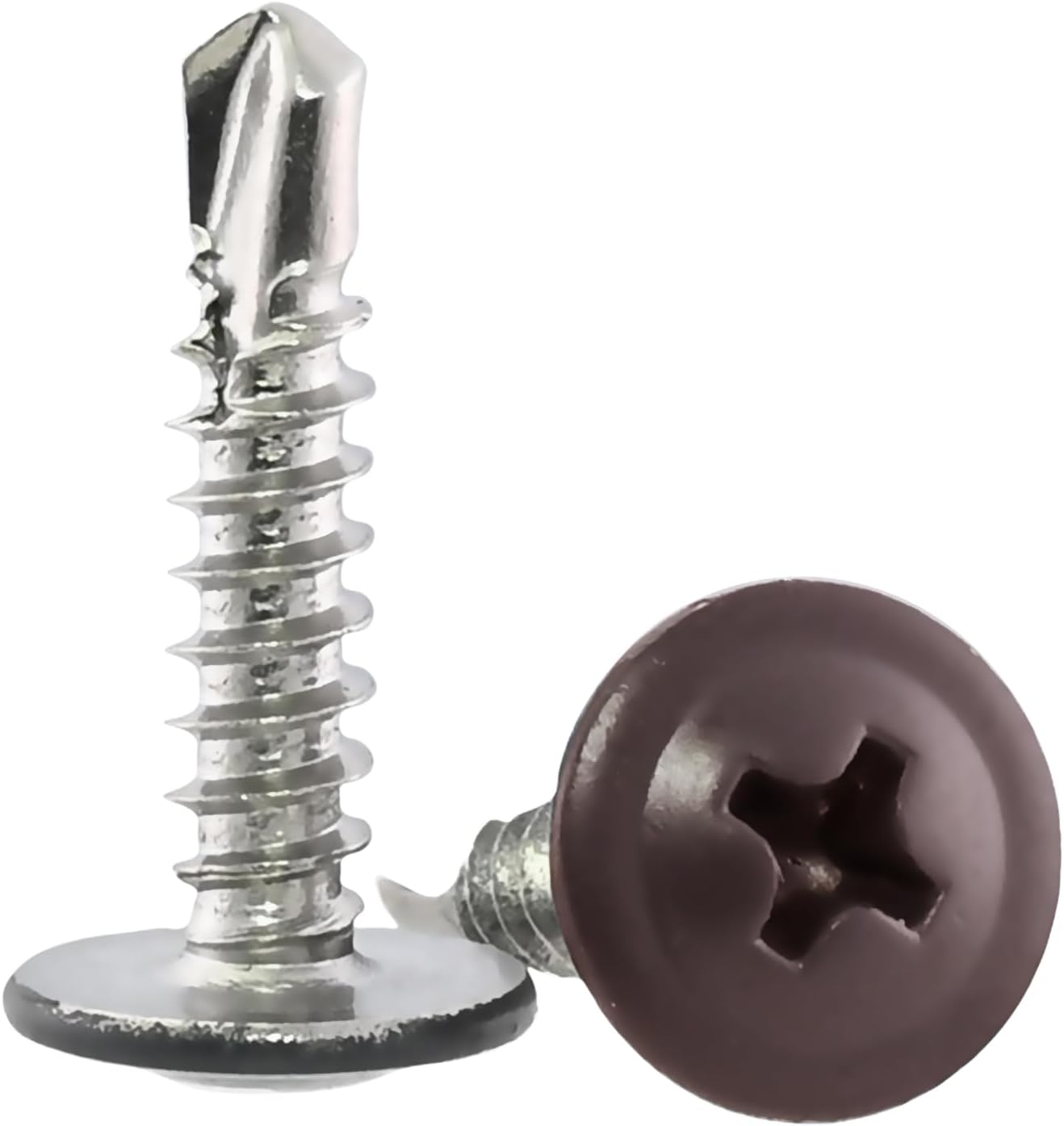 Tornillos roscado rápido 8x3/4 300p cabeza marrón 410