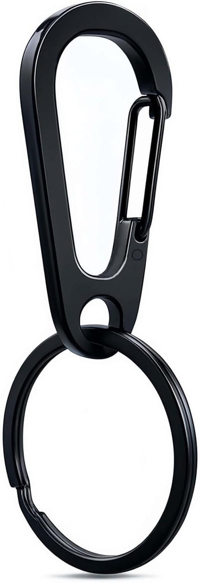 Llavero acero inox 304 clip mosquetón rápido hogar motocicleta
