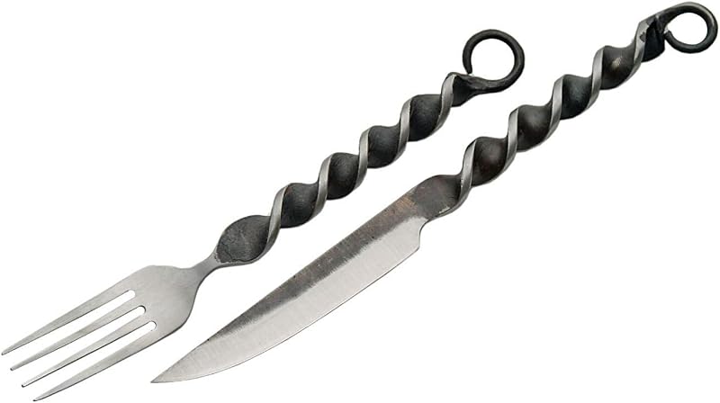 Set tenedores cuchillos medievales