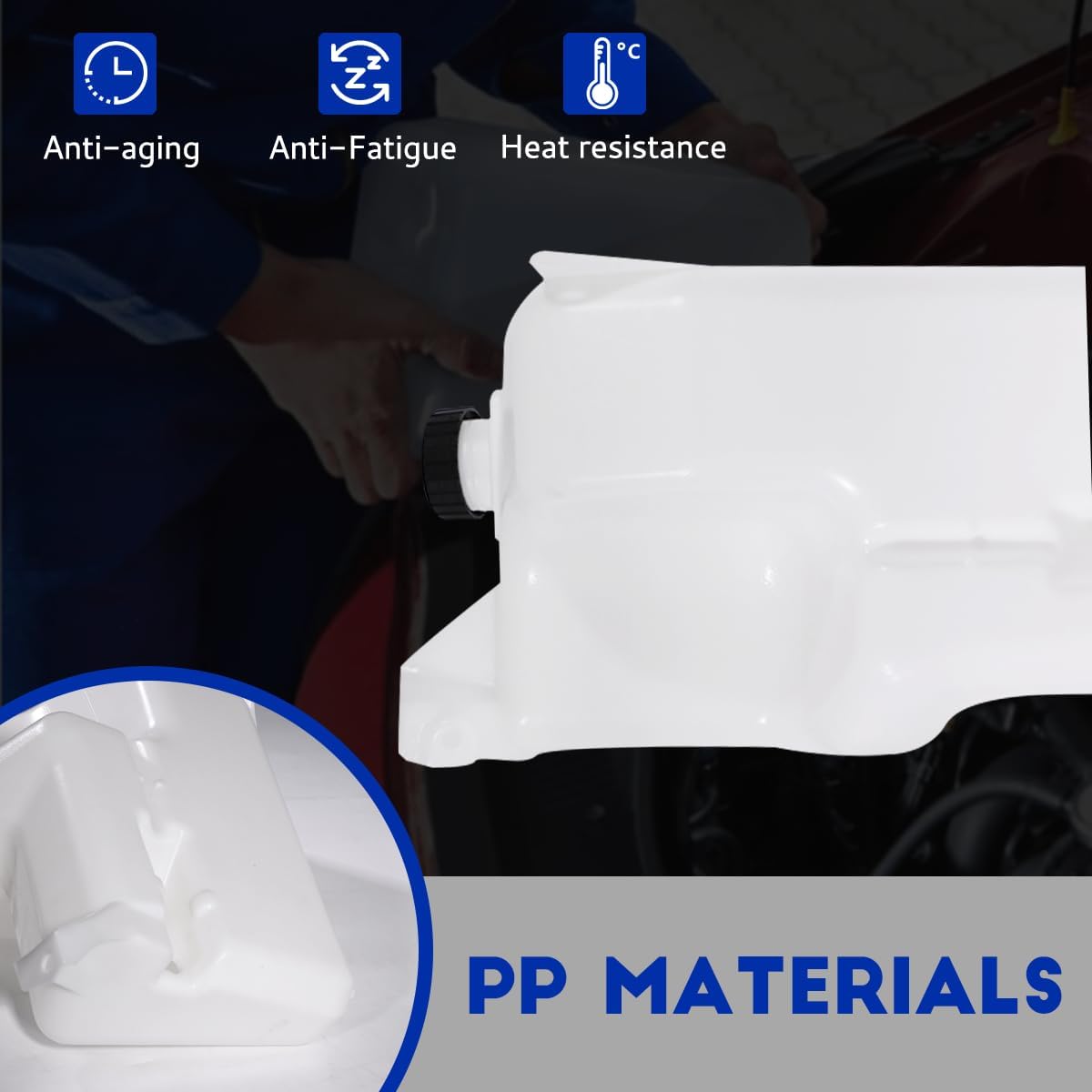 Depósito limpiaparabrisas plástico Freightliner 04-17