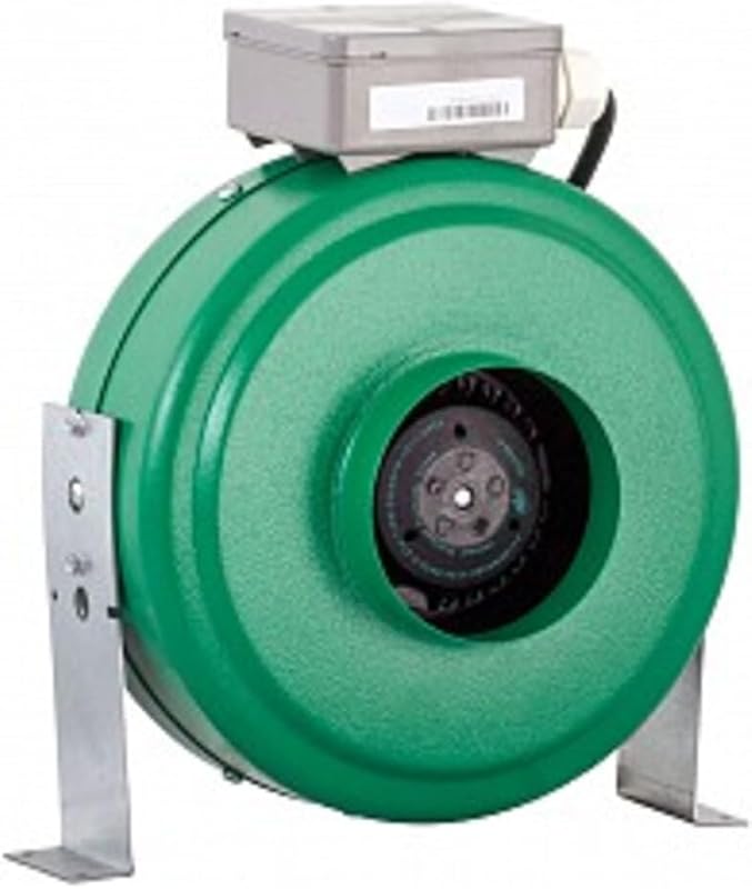 Ventilador 4" 165 CFM color verde