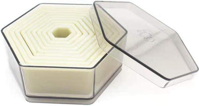 Cortador pastelería 9 pzas hexagonal