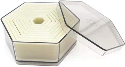 Cortador pastelería 9 pzas hexagonal