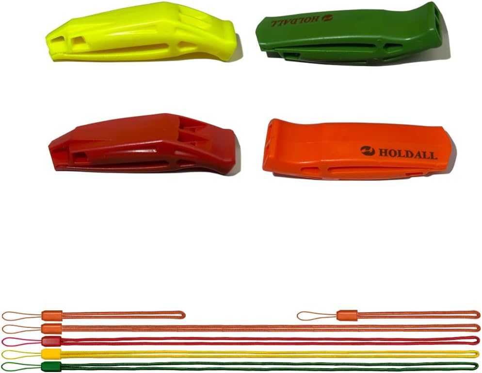 Silbato seguridad con cordón ruidoso para kayak chaleco salvavidas