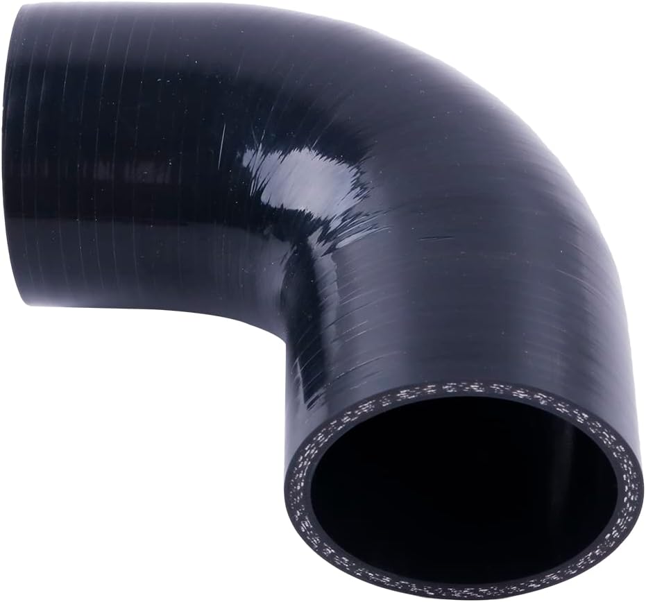Acoplador codo silicona 63mm 4 capas tubería reforzada turbo