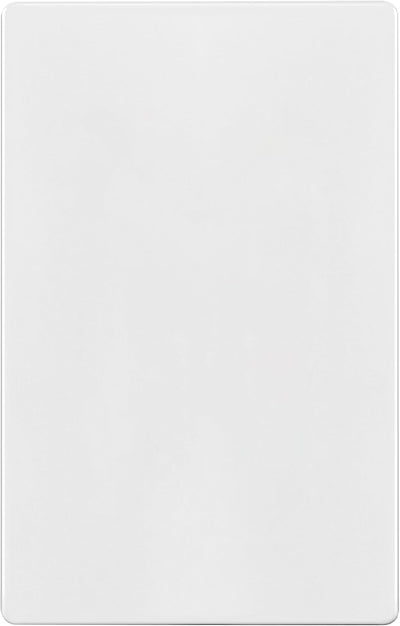 Placa pared blanco segura niños 4.68x2.93pulg termoplástico UL