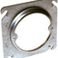 Cubierta cuadrada elevada 1/2pulg orejas 2-3/4pulg gris