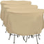 Set 3 fundas bistró UV4 74x44pulg color caqui
