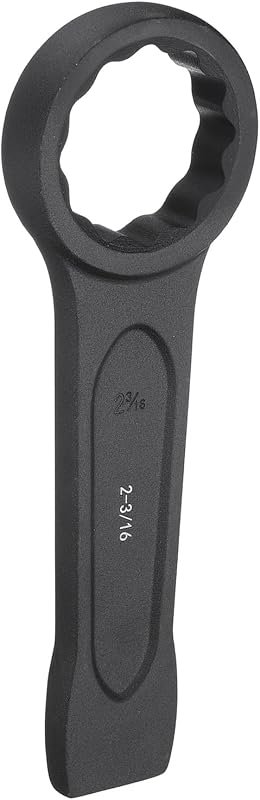 Llave de golpeo 2-3/16 plana 12 puntos mango recto