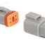 Conector eléctrico 4 vías impermeable 16 AWG para auto