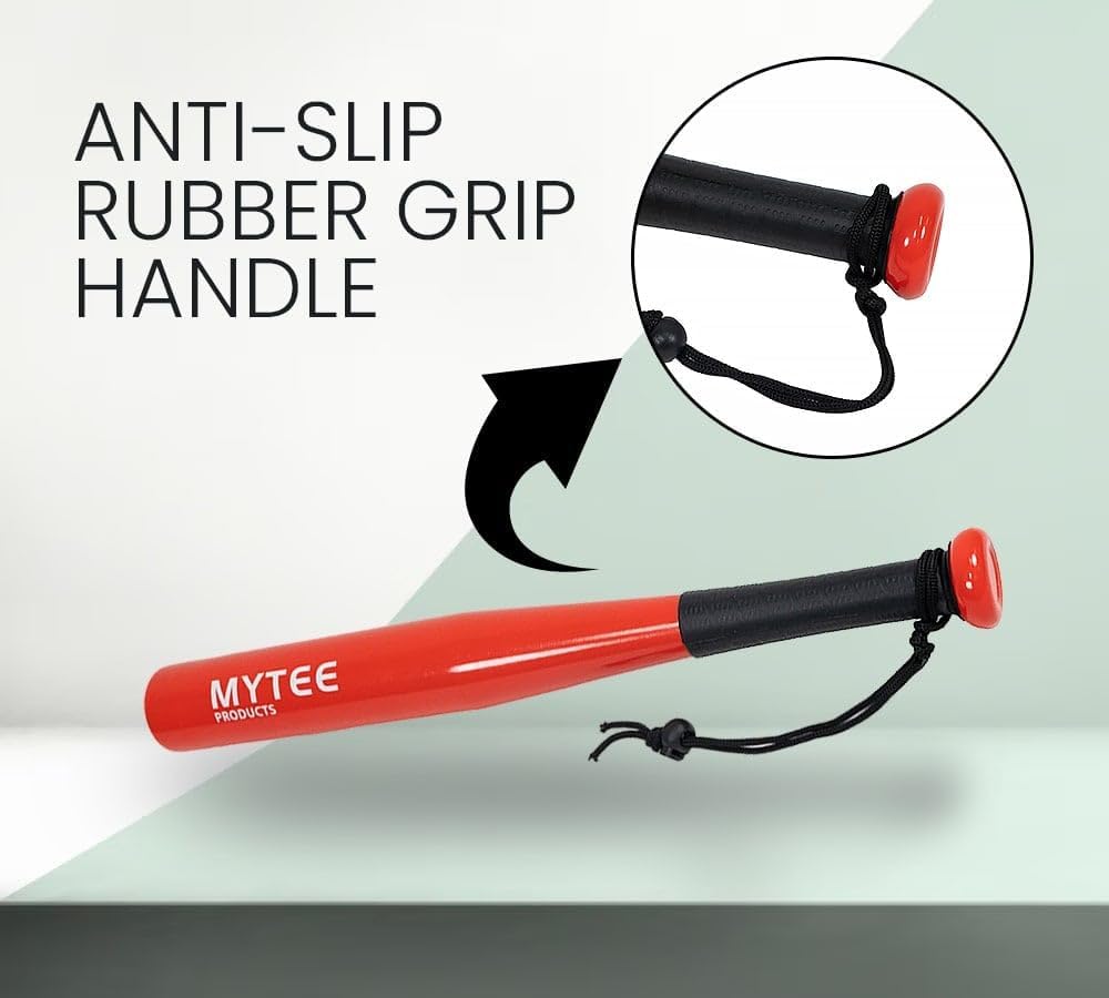 Bate neumáticos aluminio 18" agarre antiderrap rojo