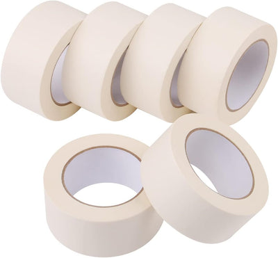 Cinta enmascarar ancha 2pulg pack 6 rollos 55yd uso general