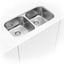 Fregadero colador acero inox 32x18pulg