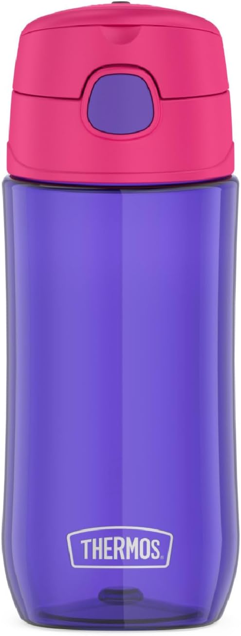 Botella hidratación plástico 16oz boquilla color morado
