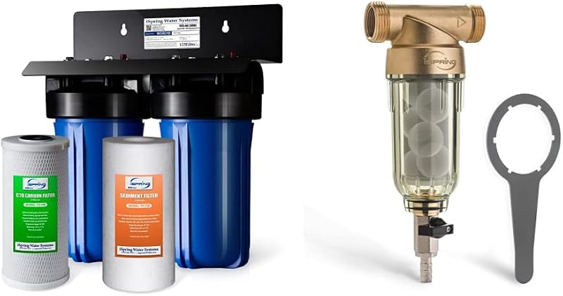 Sistema filtración agua 2 etapas reutiliz. 20 GPM MNPT 1