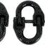 2 Unids Acoplamiento Grado 80 Cadena Negro