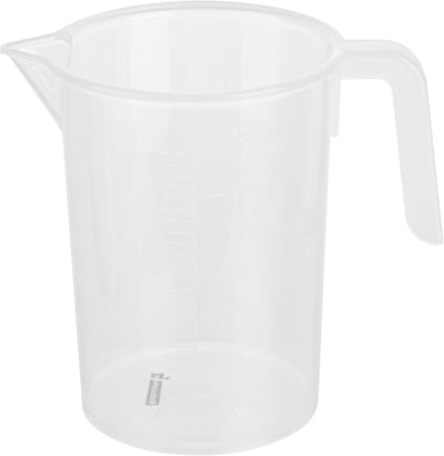 Vaso medidor plástico transparente 16oz con asa para cocinar