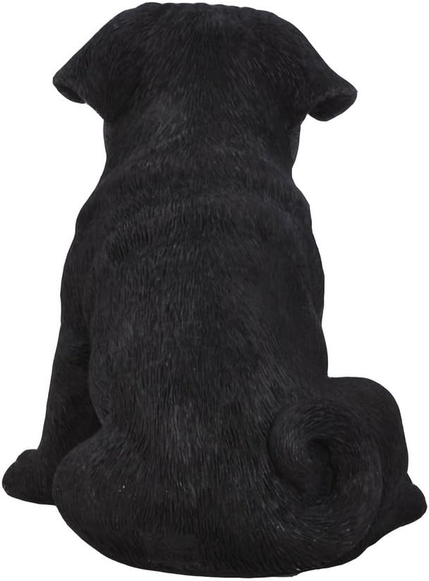 Estatua cachorro pug decorativa