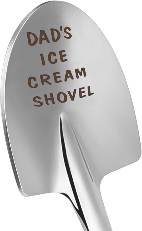 Cuchara de helado acero inox gravada para papá