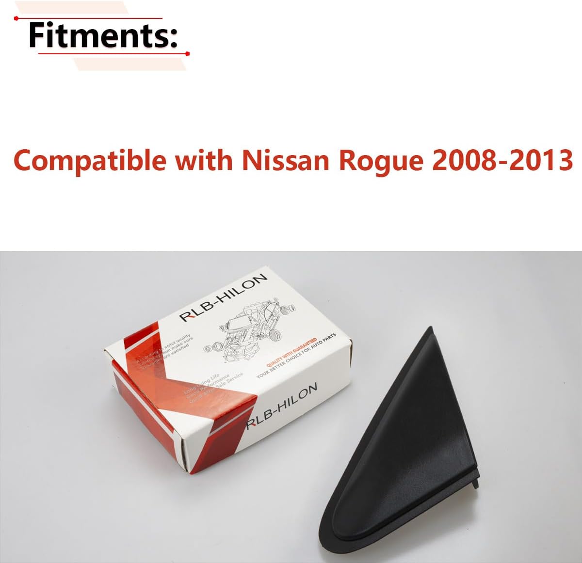 Bisel espejo guardabarros izquierdo comp Nissan Rogue