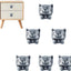 Tiradores decorativos para gabinete gato 6 pzas