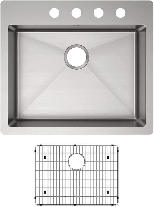 Set fregadero ADA acero inox doble con cuenco