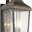 Soporte pared exterior con 2 luces