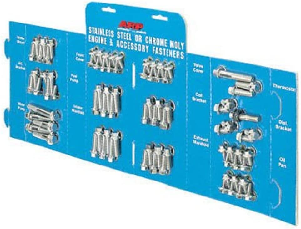 Kit motor y sujetador acero negro 12 puntos