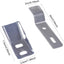2 Pares Perchas Fregadero Pared Kit Gancho Baño Flotante